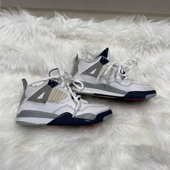 Air Jordan 4 Retro Midnight Navy Blue - Picture 1 of 10